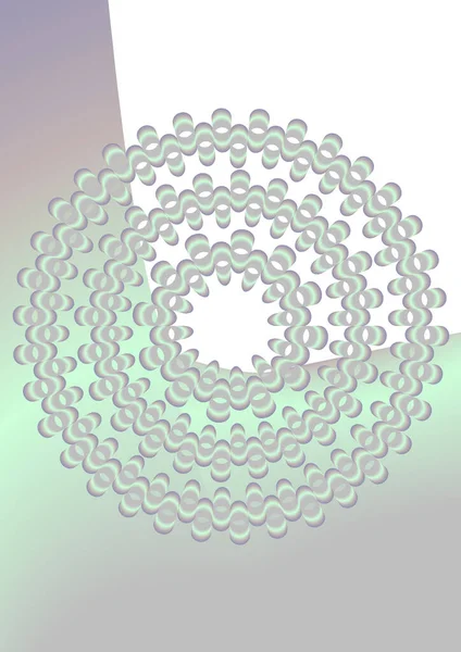 Circles Made Author Brush Background Pastel Tones — Stockový vektor