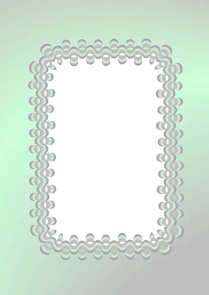 Rectangle Réalisé Par Pinceau Auteur Sur Fond Tons Pastel — Image vectorielle