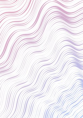 Tasarım için pembe ve mor dalgalı çizgilerin soyut arkaplanı.