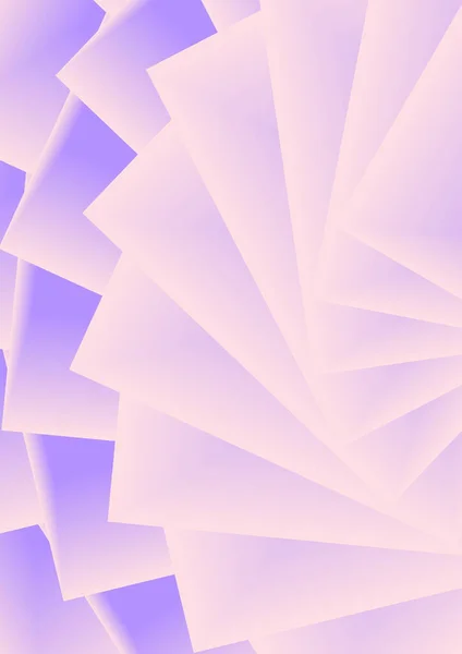 円の中に配置された多くの紫色のグラデーション状の長方形の抽象的な背景 デザイン — ストックベクタ