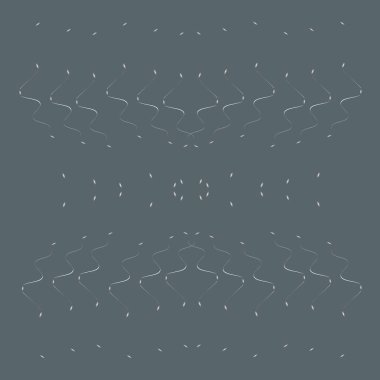 Gri arka planda kalınlığı olan ince kıvrımlı çizgiler..