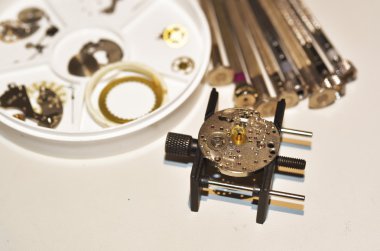 kol saati izole clockwork eski çelik