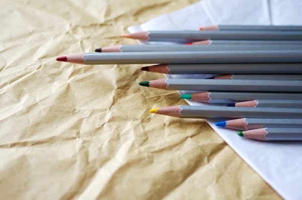 Conjunto de lápices de colores — Foto de Stock