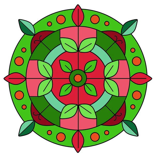 Ornamento de cor geométrico abstrato — Fotografia de Stock