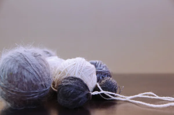 针织羊毛球 — 图库照片