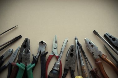 eski düz burun pense