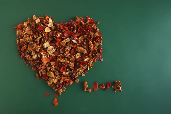 Fondo con el corazón por el Día de San Valentín — Foto de Stock