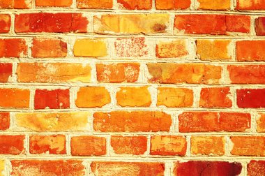 eski bir tuğla duvar.