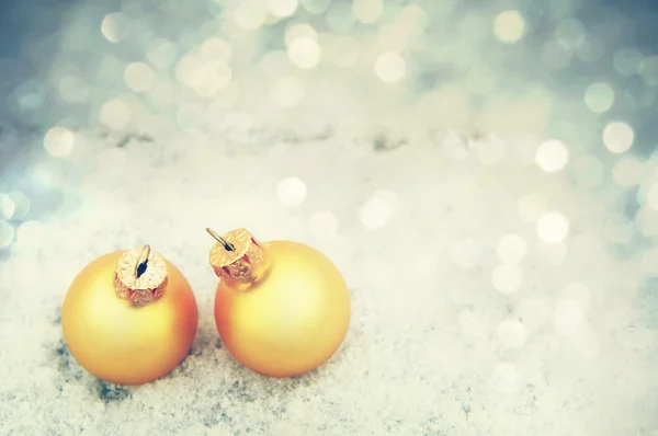Χριστούγεννα φόντο με διακοσμήσεις χριστουγεννιάτικων δέντρων σας. Χριστουγεννιάτικη κάρτα — Φωτογραφία Αρχείου