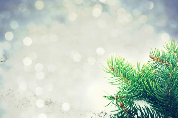 クリスマスと新年のあなたの設計のための冬のお祭りの背景を抽象化します。. — ストック写真