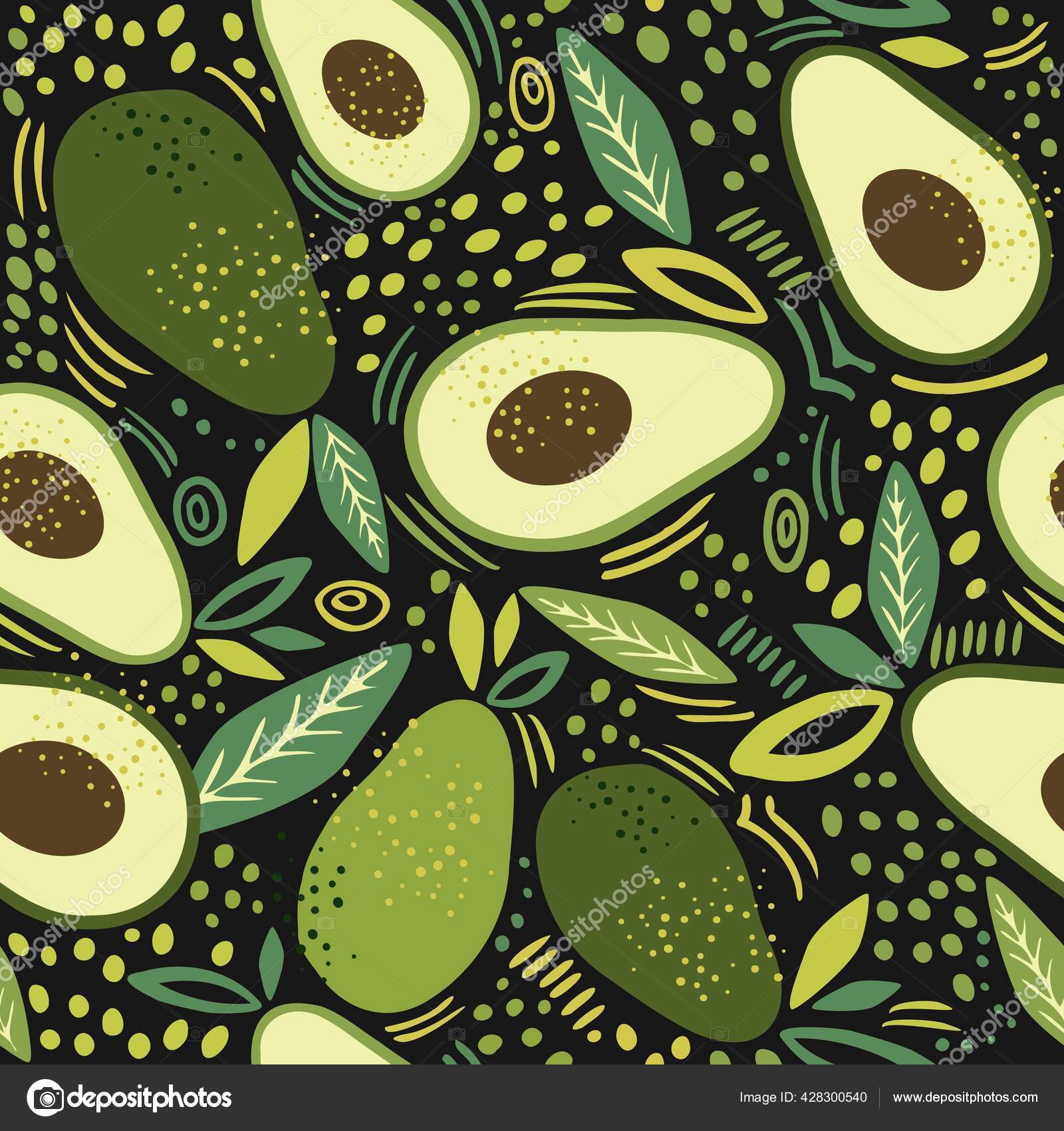 Dibujos animados de aguacate y una rebanada de aguacate sobre un fondo  colorido Stockvektoren, lizenzfreie Illustrationen | Depositphotos