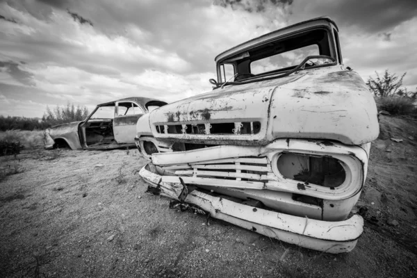 Scrap vintage car — Stock Photo, Image