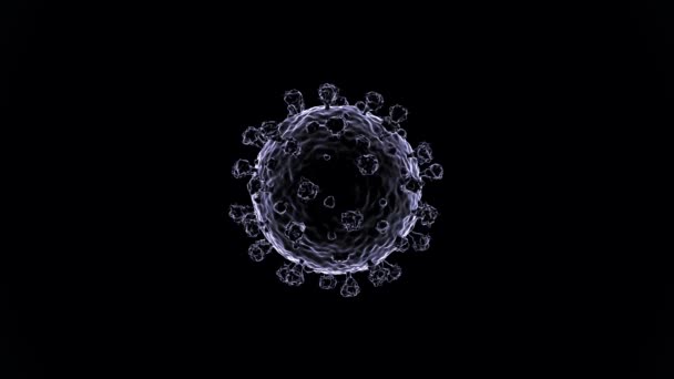 Animasi Makro Virus Corona Covid Stok Video C Alexyz3d 452619614