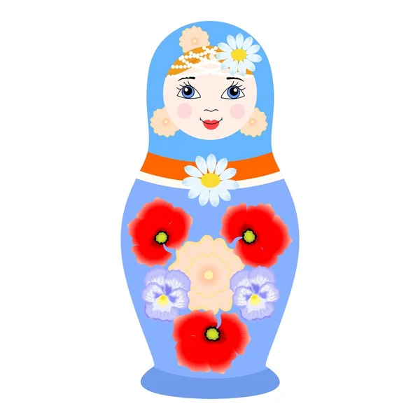 Matrioshka doll — Stock vektor