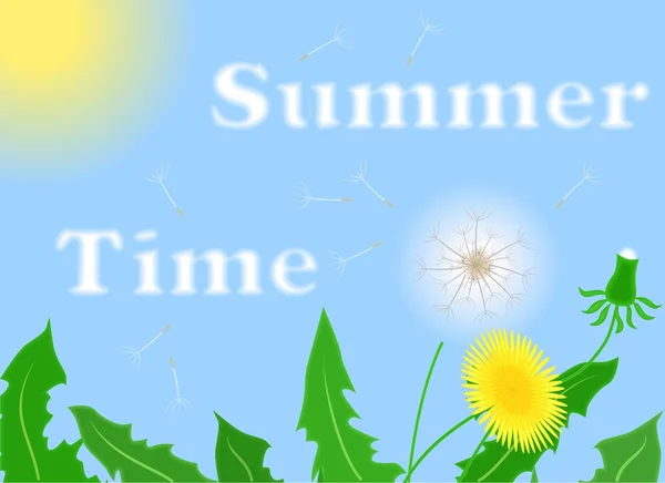 Letní čas — Stockový vektor