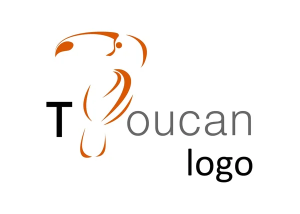 El logotipo del tucán — Vector de stock