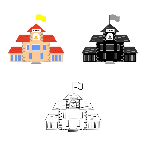The school icons set — Stock Vector