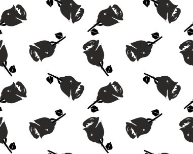 Gül siyah arka plan