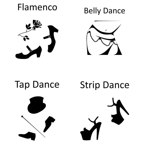 L'ensemble des danses — Image vectorielle