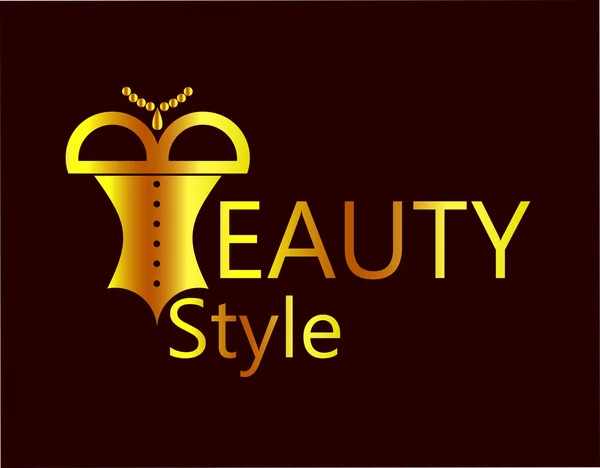 El logo de belleza — Vector de stock