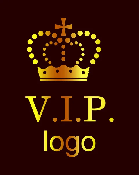 El logotipo VIP — Vector de stock