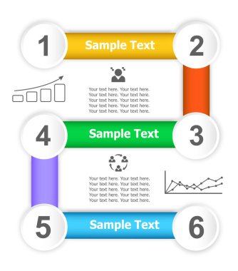 Menü infographics