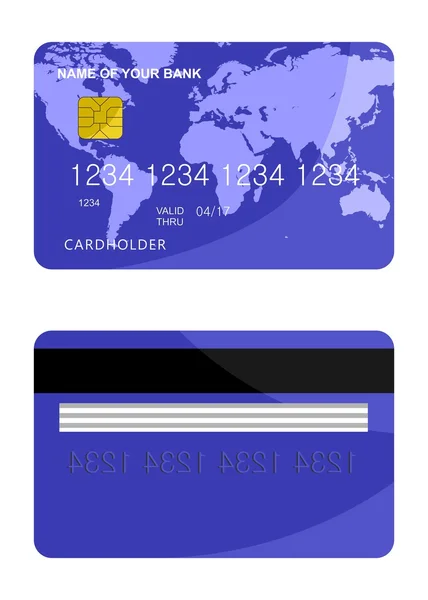 銀行カード — ストックベクタ