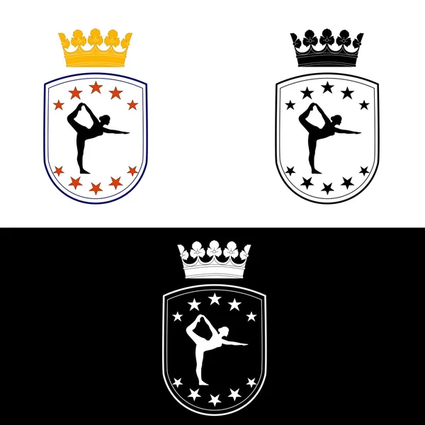 Λογότυπο Γιόγκα — Διανυσματικό Αρχείο