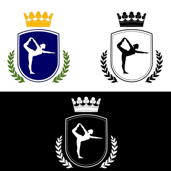 Joga logo — Wektor stockowy