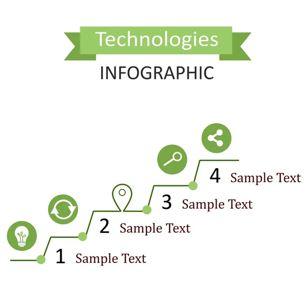 Infografica — Vettoriale Stock