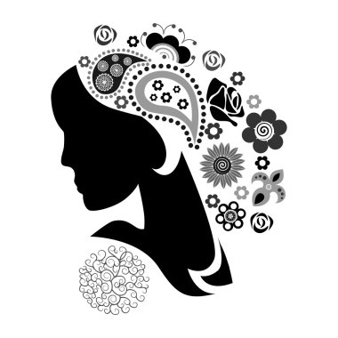 profil-çiçek siyah