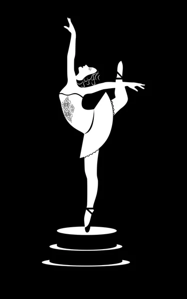 Le ballet noir — Image vectorielle
