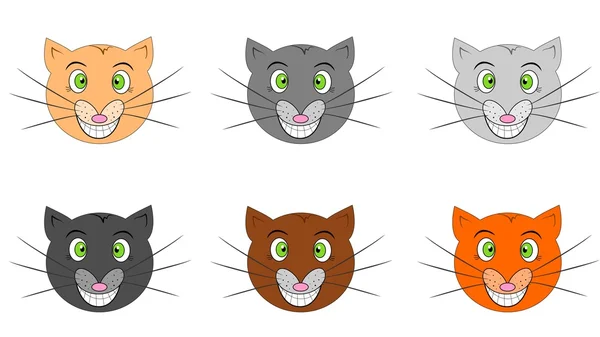 Chats drôles — Image vectorielle