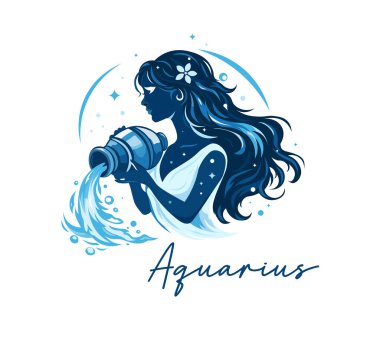 Çizim, modern tarzda burç işareti..