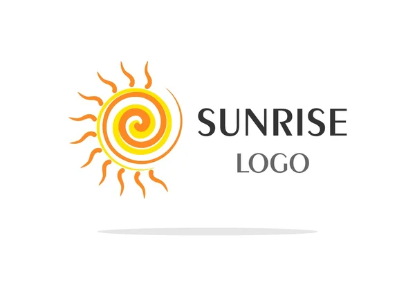 Le logo du lever du soleil — Image vectorielle