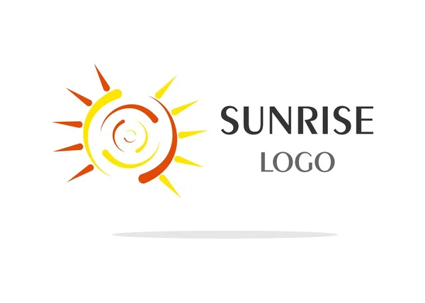 Le logo du lever du soleil — Image vectorielle
