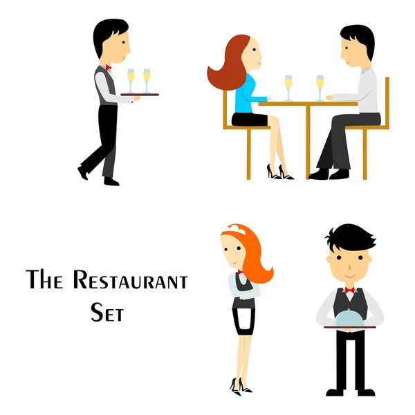 L'ensemble du restaurant — Image vectorielle