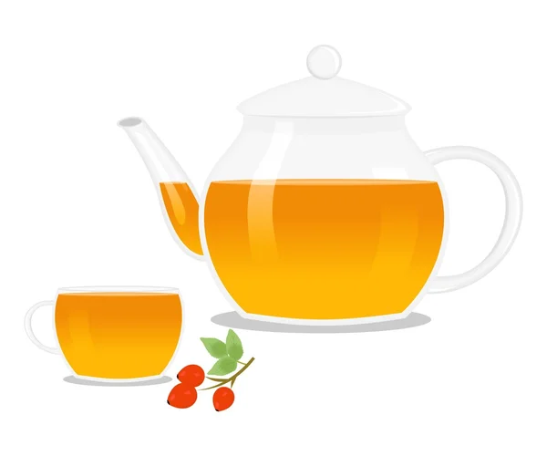 The Briar tea — стоковый вектор