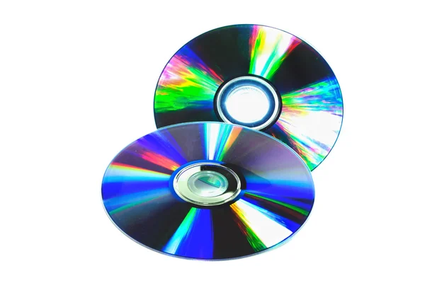 Изолированный CD — стоковое фото