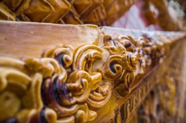 Tapınak kilisede Kalebodur geleneksel Tay sanatı