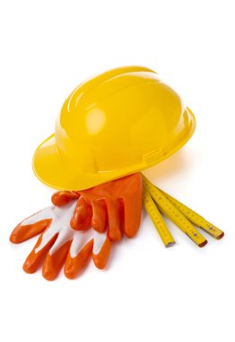 koruyucu eldiven ve kask 