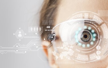 Fütüristik akıllı gözlük