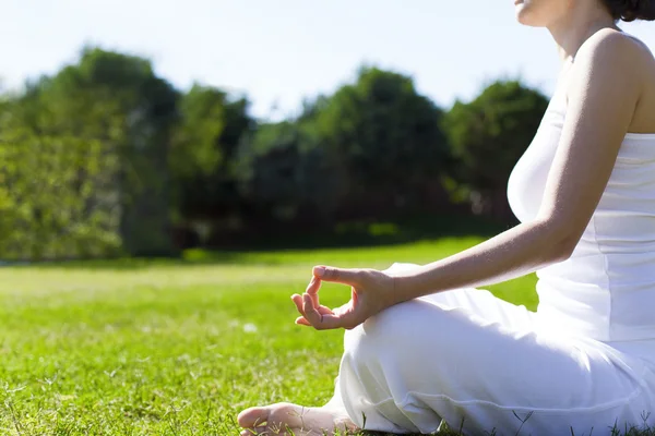 Tempo per lo yoga — Foto Stock