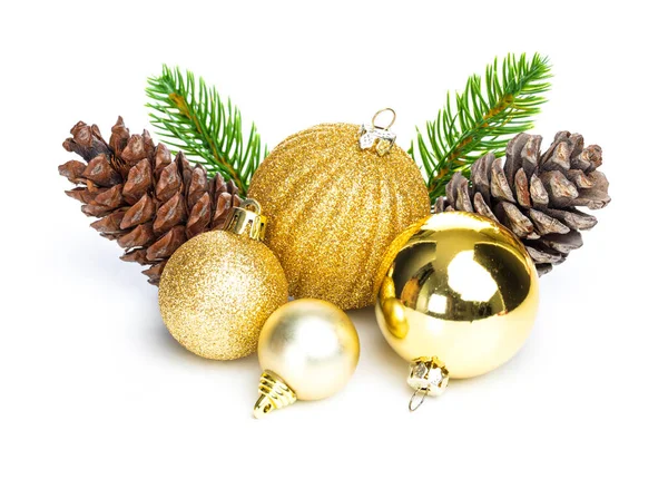 Kerst Ornament Witte Achtergrond — Stockfoto