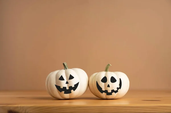 Halloween Zucca Jack Decorazione Lanterna Con Faccia Divertente — Foto Stock