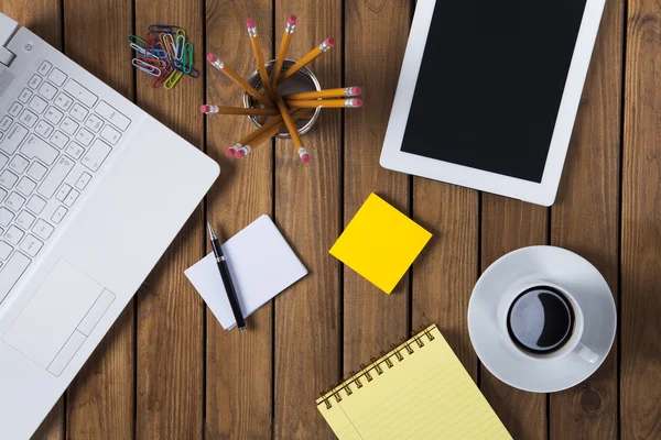 Work on the desk — Stock Photo, Image