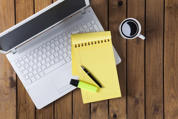 Work on the desk — Stock Photo, Image