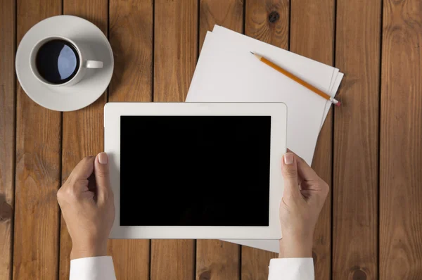 Trabajo sobre la mesa — Foto de Stock