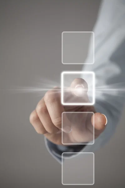 Touch screen concept — Stock Photo, Image