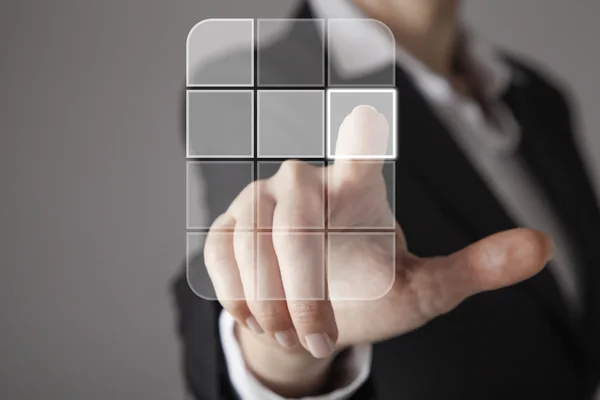 Touch screen concept — Stock Photo, Image